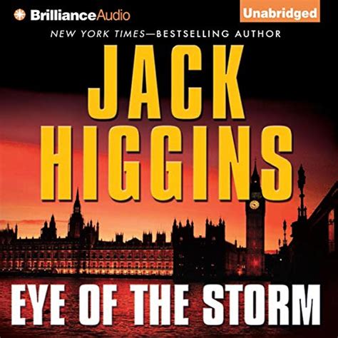 Set of 2 Jack Higgins Novels Eye of the Storm and In the Hour Before Midnight Reader