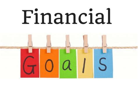 Set your financial goals.