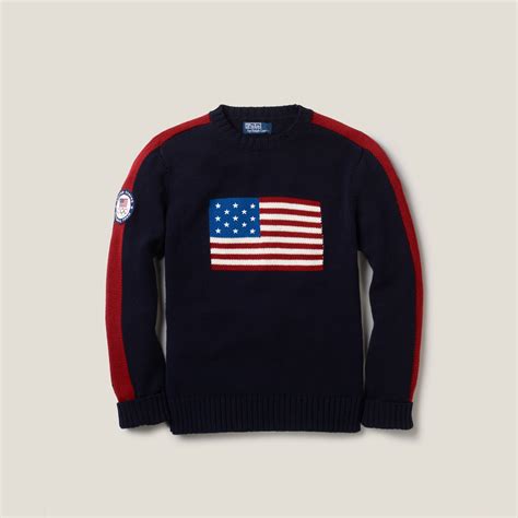 Settle into Sophistication: Elevate Your Wardrobe with the Ralph Lauren USA Sweater