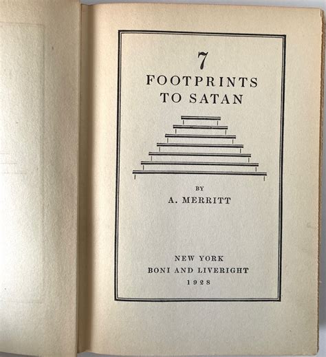 Seven Footprints To Satan Epub