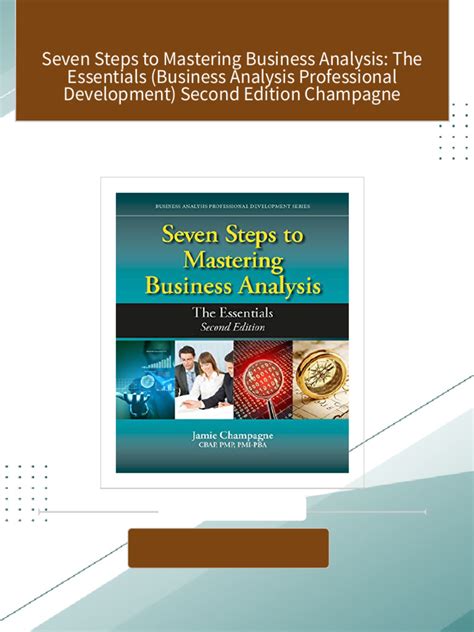 Seven Steps to Mastering Business Analysis Ebook Ebook Epub