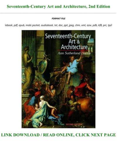 Seventeenth-Century Art and Architecture Ebook Doc