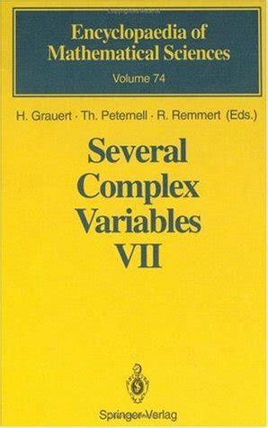 Several Complex Variables 7 Sheaf-Theoretical Methods in Complex Analysis 1st Edition PDF