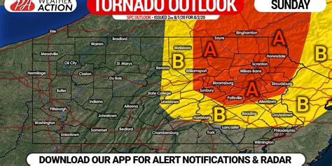 Severe Thunderstorms Expected to Hit Eastern Pennsylvania on Sunday Night