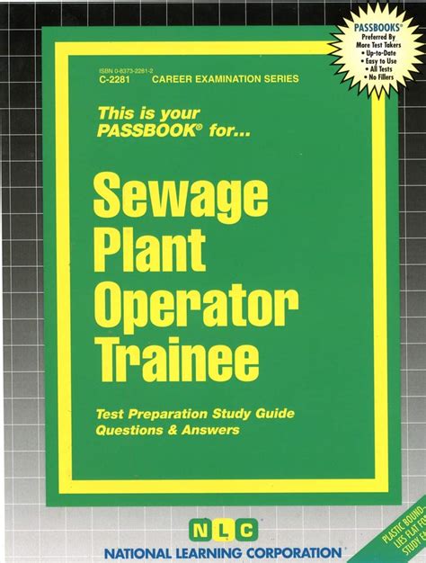 Sewage Treatment Operator TraineePassbooks Career Examination Passbooks PDF