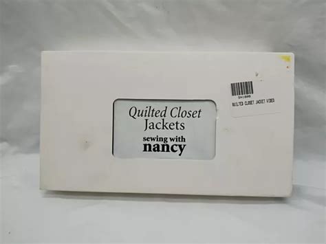 Sewing with Nancy Quilted Closet Jackets Reader