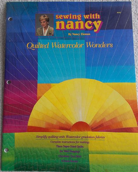 Sewing with Nancy Quilted Watercolor Wonders Kindle Editon