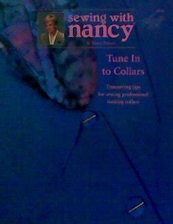 Sewing with Nancy Tune In to Collars Reader