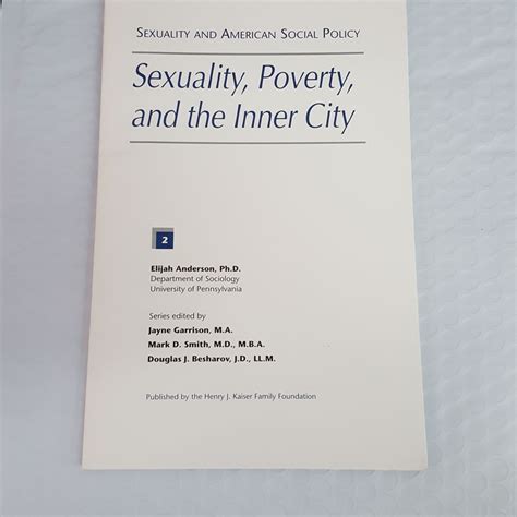 Sexuality and American Social Policy Sexuality Poverty and the Inner City Epub