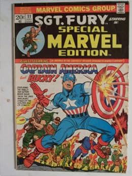 Sgt Fury Special Marvel Edition Comic Book Fighting side-by-side withCaptain America and Bucky 11 Kindle Editon