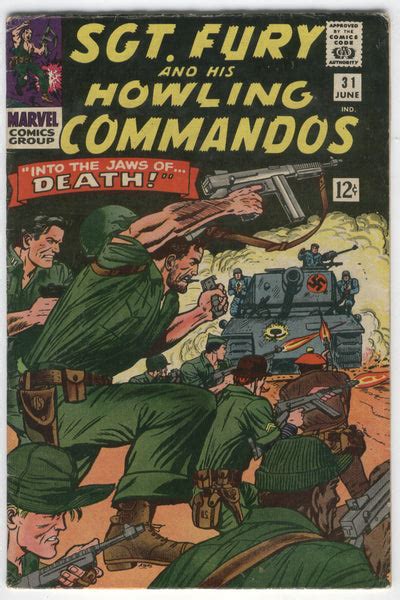 Sgt Fury and His Howling Commandos 31 Into the Jaws ofâ€¦ Death  Reader