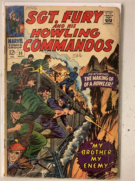 Sgt Fury and His Howling Commandos 36 My Brother My Enemy  Doc