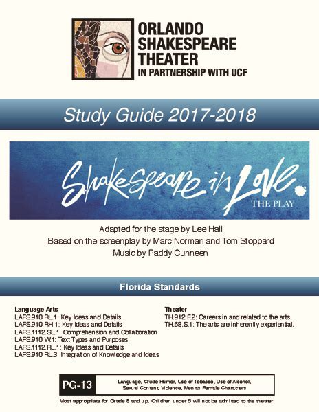 Shakespeare In Love Study Guide Answers PDF