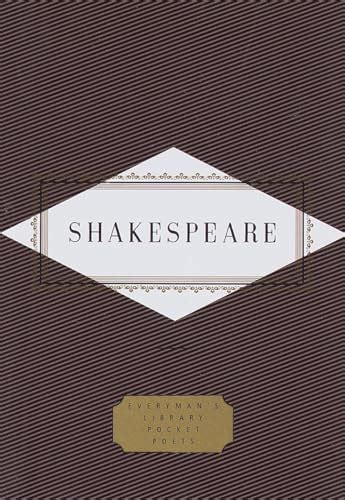 Shakespeare Poems Everyman s Library Pocket Poets Series Reader