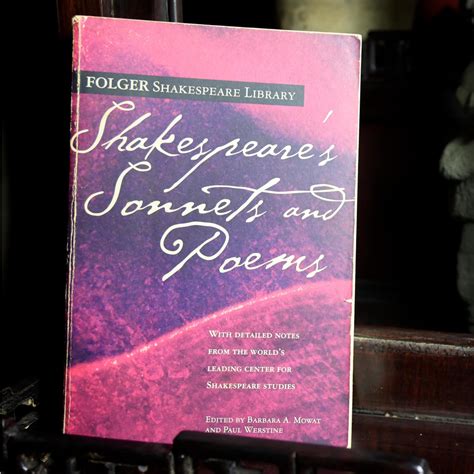 Shakespeare s Sonnets and Poems Folger Shakespeare Library Doc