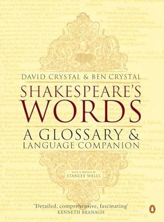 Shakespeare s Words A Glossary and Language Companion Epub