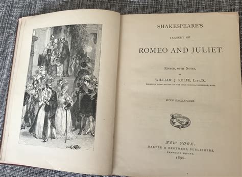 Shakspere s Romeo and Juliet Edited for School Use by William Allan Neilson President Smith College Classic Reprint Doc
