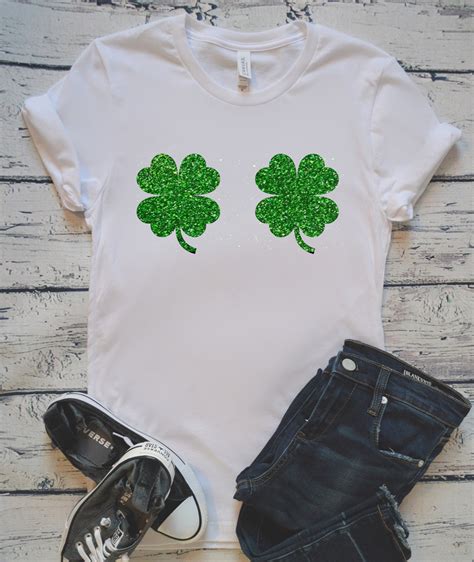 Shamrock Boob Shirt: A Statement of Pride and St. Patrick's Day Festivity