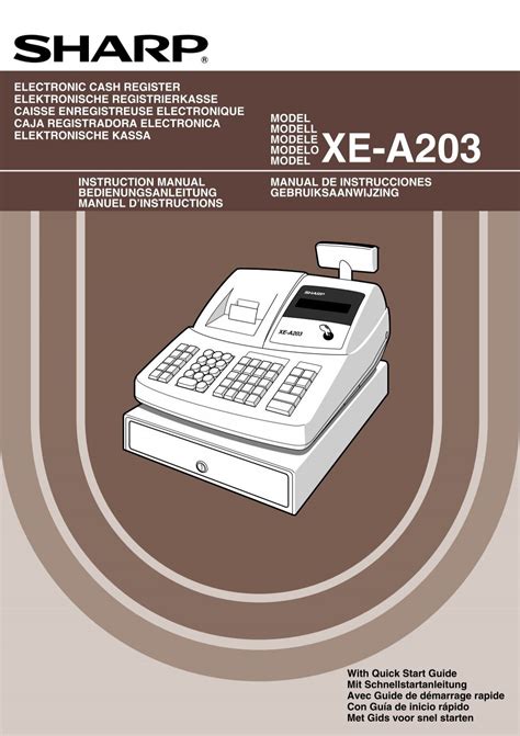 Sharp XE-A203 Ebook PDF