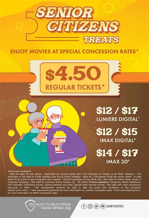 Shaw Movie Ticket Price Senior Citizen: A Detailed Guide