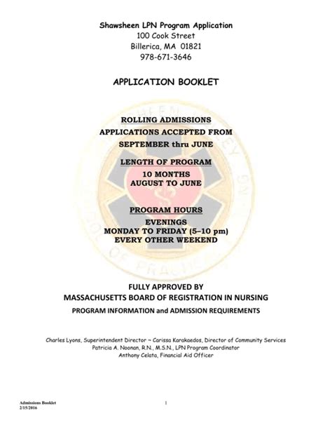 Shawsheen Valley Tech LPN Program: A Comprehensive Guide to the Leading Nursing Education Program
