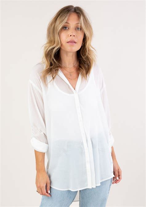 Sheer Button-Up Shirts: A Breezy Wardrobe Essential