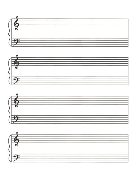 Sheet Music Blank Printable
