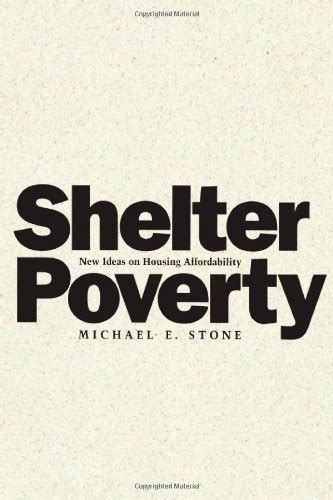Shelter Poverty, New Ideas on Housing Affordability Ebook Epub