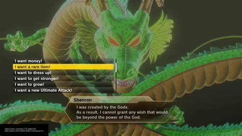 Shenron Wishes in Xenoverse 2: A Comprehensive Guide to Summoning the Eternal Dragon