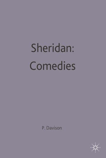 Sheridan: Comedies (Casebook) Ebook Epub