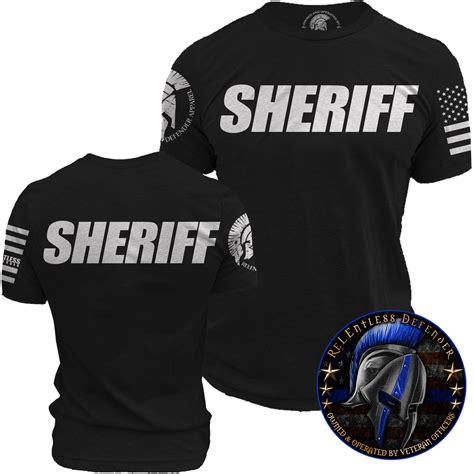 Sheriff T-shirts: A Symbol of Authority and Community