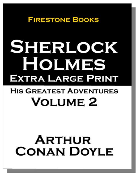 Sherlock Holmes Large Print His Greatest Adventures Epub