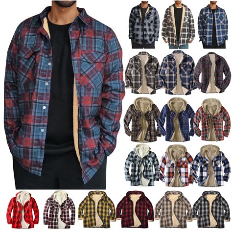 Sherpa Lined Flannel Shirts for Men: A Warm and Stylish Choice for Winter