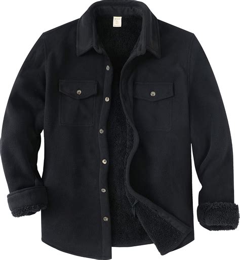 Sherpa-Lined Shirts for Men: Warmth and Style for Winter