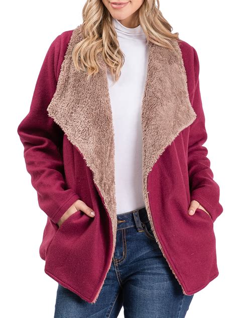 Sherpa-lined jackets for women