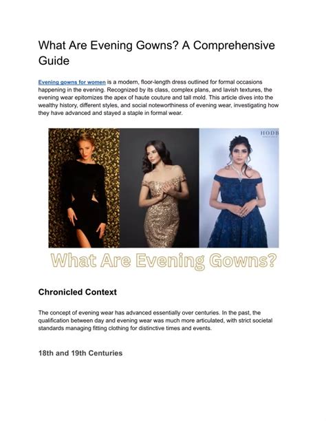 Shimmer and Shine: A Comprehensive Guide to Evening Gowns for Women of All Shapes and Sizes