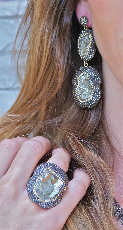 Shimmering Pyrite Earrings: A Statement of Style and Protection