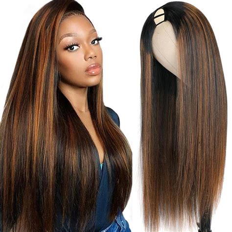 Shining Brown Straight Long U Part Wigs That Will Rule 2025