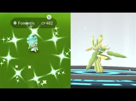 Shiny Fomantis: The Luminescent Lure of the Pokémon World