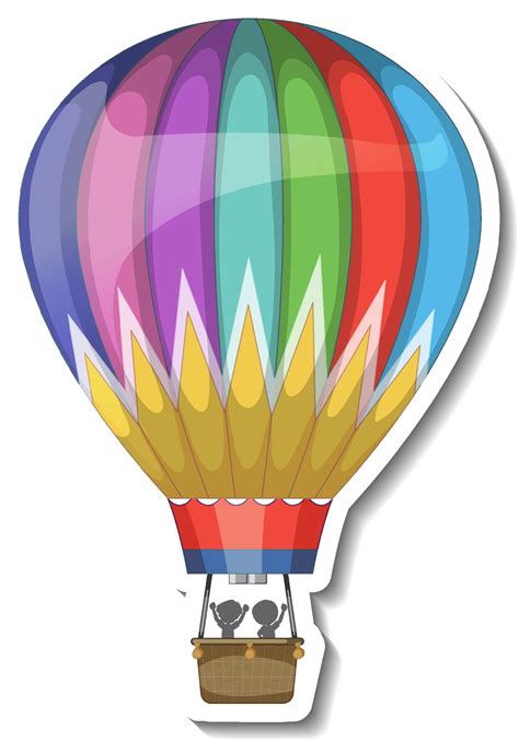 Shiny Hot Air Balloons Stickers Epub