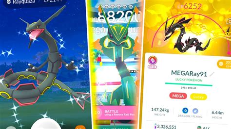 Shiny Rayquaza: A Legendary with 4000 CP in Pokémon GO