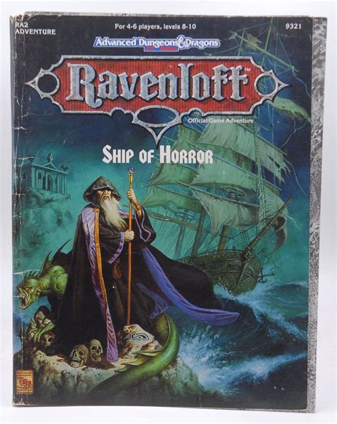 Ship of Horror ADandD 2nd Ed Fantasy Roleplaying Ravenloft Setting RA2 PDF