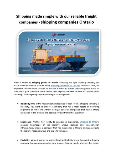 Shipping Made Simple