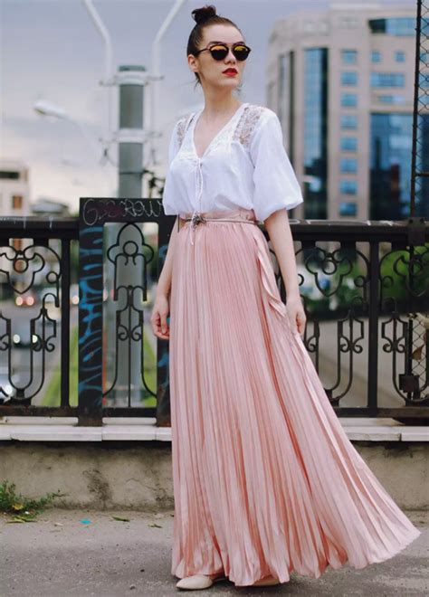 Shirt and Long Skirt: A Timeless Combination