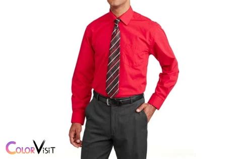 Shirt and Red Tie: The Perfect Combination for Success