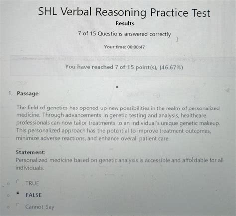 Shl Verbal Critical Reasoning Answers PDF