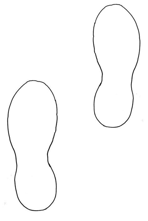 Shoe Print Template