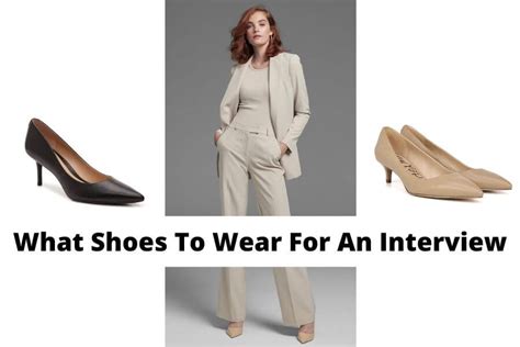 Shoes to Wear to an Interview: A Guide for Women