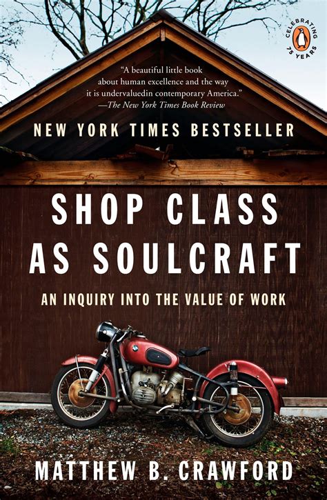 Shop Class as Soulcraft An Inquiry into the Value of Work Reader