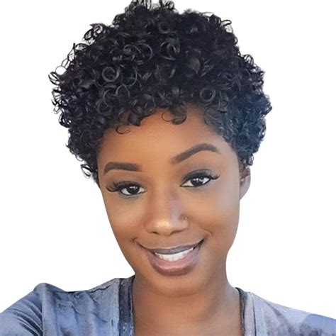 Short, Kinky, Curly Black Women's Human Hair Wigs of 2025